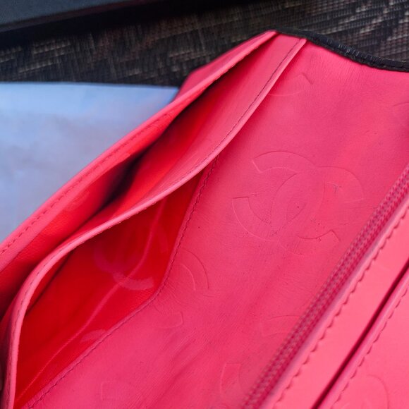 CHANEL Cambon Line CC Black Calfskin Leather Quilted Long Wallet - Picture 4 of 12